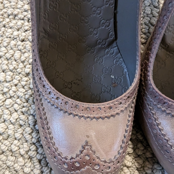 Gucci Saddle Soft Tamponato New Fango - Picture 11 of 12